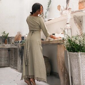 Chintamani wrap dress